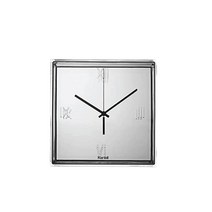 카르텔 Tic & Tac 틱앤택 메탈릭 정사각형 시계 4종, 크롬