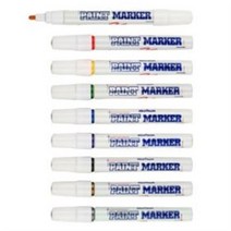 문화 유성 페인트 마카펜 흑색, 1색, 12개입