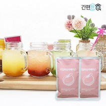 [간편한식] 리얼 복숭아 음료 베이스 10개 과일 주스 에이드 스무디 홈카페, 10봉