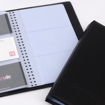 명함책 카페쿠폰꽂이 홀더 정리함 집 포켓 메모, 180매