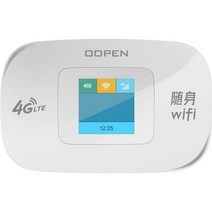 데이터쉐어링 포켓와이파이 LTE 노트북 유심 라우터, 포켓 4G WiFi 스크린 - 100G(월)