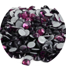 Ss10 ss12 ss16 핫 픽스 라인석 크리스탈 슈퍼 반짝이 납유리 직물 의류용 43 색상, [04] ss20  1440pcs, [01] Deep Amethyst