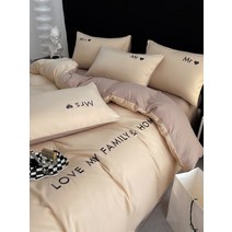 북유럽 럭셔리 이집트 면화 침구 세트 킹 퀸 더블 트윈 사이즈 시트 이불 커버