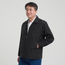 파파브로 남성 국산 비즈니스 바람막이 신사 점퍼 HA-JUA-Q002-블랙