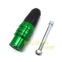가와사키 닌자 Z 250/300/400/650/750/800/900/1000 배기 파이프 가드 머플러 프로텍터 오토바이 액세서리, 04 Green