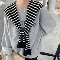 여자 외출 레이어드 스타일 단가라 숄 페이크 가디건 케이프 봄패션코디 여성