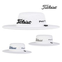 타이틀리스트 투어 오지 모자 TH20SSAUSWK, 화이트/블랙