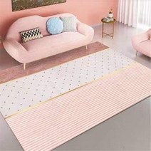 북유럽러그 수입카페트 인테리어러그 수입러그 핑크 귀여운 거실 카펫 소녀 침실 침대 옆 러그 북유럽 스타일 소파 커피 테이블 매트 서재 추상 넓은 영역 미끄럼 방지