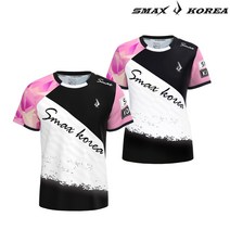 스맥스코리아 배드민턴 티셔츠 최고급원단 기능성스판 쿨소재 SMT-006