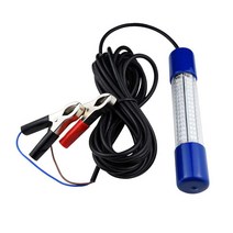 LED 수중 집어등 케미 수중써치 방수집어등 DIY 방짜, 노란등 20W 12V-24V-6m