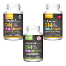 자로우 Jarrow QH 앱솔브 유비퀴놀 100mg 60정 120정 200mg 90정 매일, QH 유비퀴놀 100mg 120정
