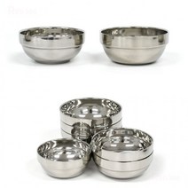 유치원 어린이집 업소용 보온 보냉 2중 구조 스텐 대접 국그릇 10cm 10.3cm 11.5cm 12cm 12.8cm 14cm 16cm, B타입 1호