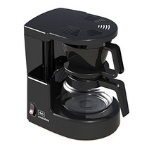 독일 수입 Melitta Aromaboy 1015-02 유리 용기가 있는 소형 필터 커피 머신 블랙 필터 커피 머신, 하얀색, 유리 용기와 번들, 흰색
