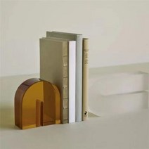 고급 원목 각인 덴마크 Hubsch 아치형 북구 서립진지 유리 진열품 모델하우스 인테리어, 03 무백색