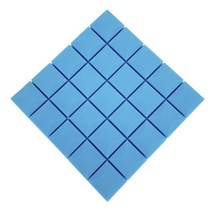 차음재 방음재 흡음재 50x50x5cm 스튜디오 어쿠스틱 폼 방음 폼 흡음 처리 패널 사운드 웨지 보호 스폰지, 04 Blue, 04 Blue