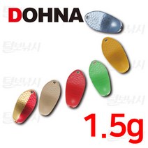 털보낚시 도나 Area 컬러 1.5g 스푼/106-1.5g, 선택완료, 단품없음