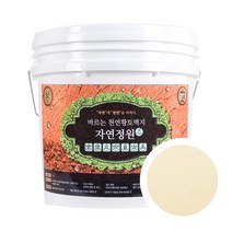 바른황토 바르는 천연 황토 편백 벽지 페인트 자연정원, 베이지, 12kg