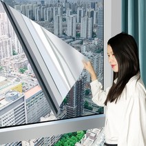 업소용랩핑기 랩 포장기 밀봉기 다양한 크기의 단방향 거울 창문 필름 프라이버시 햇빛 차단 유리 스티커 열 제어 반사 자체 접착 색조, [05] silver, [16] 1000cm x 55cm