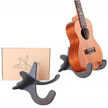 기타스탠드 기타거치대 기타받침대Miwyer-나무 우쿨렐레 스탠드 홀더 악기 콘서트 휴대용 나무 작은 기타