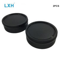 LXH LR 카메라 전면 바디 캡 + 후면 렌즈 캡 커버 키트 Leica R LR 마운트 렌즈 Leica R3 R4 R5 R6 R7 R8 R9 SL2 SLR R, 2PCS