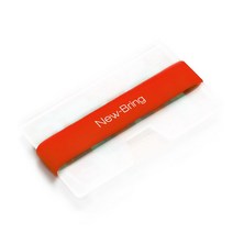 카드홀더 탄소 알루미늄 신용 카드 홀더 지갑용 플레이트 고무 밴드 고정 2 피스