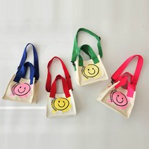 아이꼼므 데일리 아동 어린이 주니어 초등학생 보조가방 크로스백 해피 미니 토드백