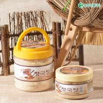 송림식품 청국장가루 분말 100%국산콩 대두 자연발효식품 사포닌 제니스테인 낫토종균, 1통, 300g