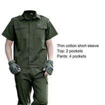 작업복 청소복 방진복 근무복 스즈끼 작업복 정장 남성용 여름 얇은 노동 보호 의류 면화 내마모성 화상, 09 9_04 XL