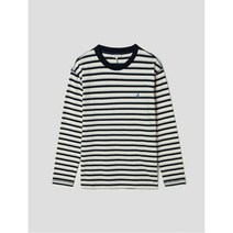 빈폴멘 네이비 싱글 코튼 스트라이프 티셔츠 (BC2741C01R) 749474