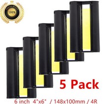 캐논 CP800 CP900 CP910 CP1000 CP1200 CP1300 프린터 포토 카트리지용 6 인치 잉크 카트리지 KP 108IN KP 36IN 용지, 06 5 Pack only Ink