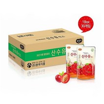 광야 산수유 파우치 130ml 1박스30개입/광야/산수유차/산수유파우치/광야산수유원액/광야산수유파우치/산수유음료베이스/음료베이스/광야음, 광야 산수유 파우치 130ml 1박스(30개입)