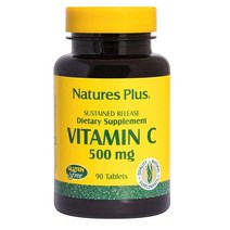 네이처스플러스 비타민 C 500mg 글루텐 프리 타블렛 90개입 1개
