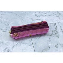 미듀 색동 누빔 립스틱 도장집 케이스, 3.연분홍