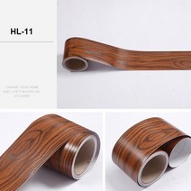셀프 접착 방수 허리 라인 벽 스티커 장식 바닥 발판 코너 필름 대리석 타일 웨이브 가이드 월페이퍼, [04] 1m X10cm, [10] HL-11