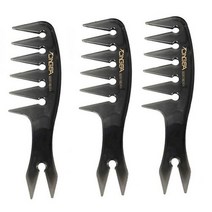 남성용 헤어 빗 전문 미용 이발사 와이드 칫솔 남성 헤어스타일 남자 바버샵 스타일링 도구, [10] 3pcs NO 6