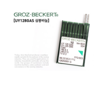 미싱부속 공업용 독일제 삼봉바늘UY128GAS 도원미싱, 1개