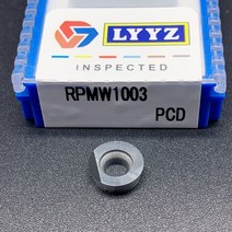 RPMW1003 PCD CBN 다이아몬드 큐빅 질화 붕소 플레이트 삽입 외부 선반 도구 블레이드 CNC 선반 도구, [01] 1PCS, [02] RPMW1003 PCD, 01 1PCS_02 RPMW1003 PCD