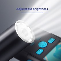 새로운 산업 내시경 카메라 8MM 렌즈 2.4 인치 IPS 스크린 Borescope HD1080P 경직 된 케이블 방수 LED 조, 02 10m_01 5.5mm, 01 파란