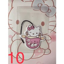 새로운 추가 자동차 옷장 신발장 집 사무실용 헬로 키티 걸이용 공기 청정제, 10