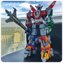 호환 레고 어벤져스 아이디어 볼트론 백수왕 고라이온 테크닉 블럭 로봇, 1-볼트론 백수왕