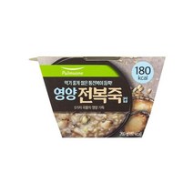 풀무원 식사대용 영양 전복죽_컵 1인 (260g) 아침 야식 환자식 부모님식사 혼밥 간단요리 다이어트, 1개
