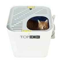 탑박스 탑박스2.0 대형 고양이화장실 고양이 화장실, 아이보리