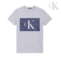 캘빈클라인 CK 로고 프린팅 반팔티_그레이 Calvin Klein Jeans slimfit J307554-038