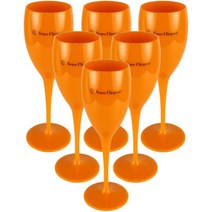 뵈브클리코 트렌디 샴페인 잔 글라스 6p 세트 180ml, 6개