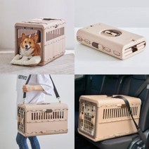 릿첼 접이식 켄넬 강아지 고양이 이동장 S, 접이식 이동장S (다크브라운)
