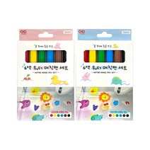 3000 물에 둥둥 뜨는 6색 워터 매직펜 세트 / 재미있는 신기한 펜