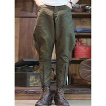 남성 배기 승마바지 조거 승마복 팬츠 조퍼스 슬랙스, 2XL 밀리터리 그린