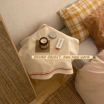 hey new york 빈티지 키친크로스 커피머신 덮개 가전제품 린넨 테이블 매트 협탁보, 빈티지 레드 45x93