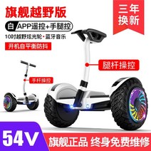 Lingao 공식 전동킥보드 성인용 아동용 전동 퀵보드 전자식 듀얼기계식 바퀴큰퀵보드, 54v, 54v 플래그십 오프로드 에디션 화이트 세 컨트롤