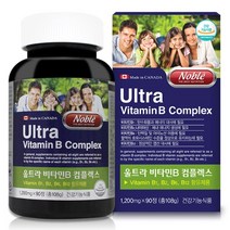 하루한알 8가지활력비타민B군 노블울트라비타민B컴플렉스, 4박스 x (1200mg x 90정)/12개월분